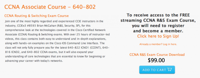 CCNA Associate Course - 640-802